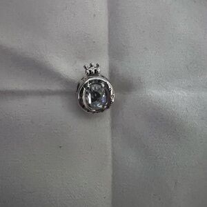 Pandora Silver Crown Charm